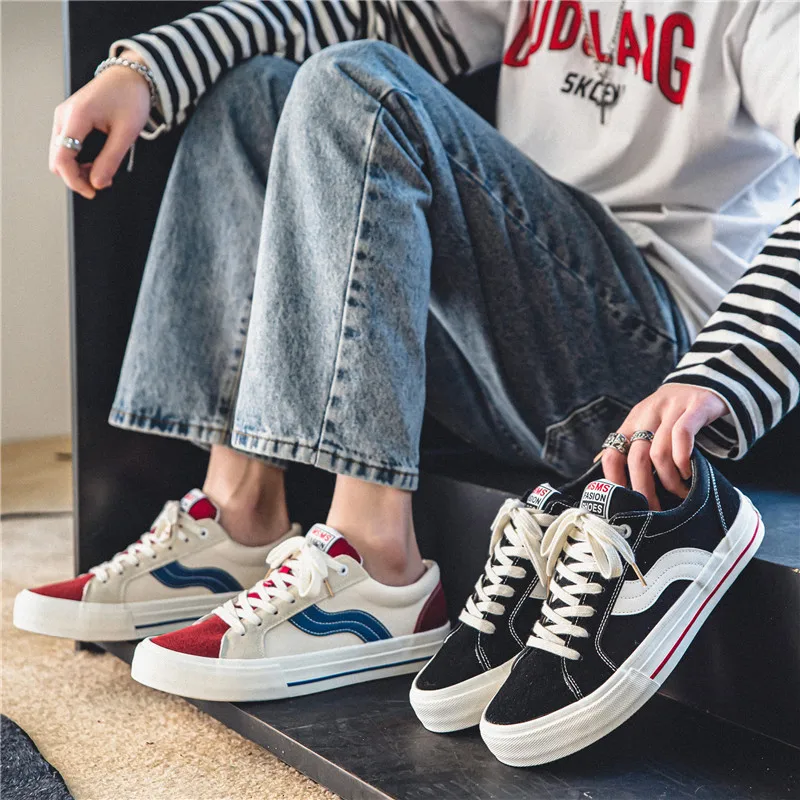 Men Canvas Shoes Sneakers Fashion Trainers Students Casual Shoes Vulcanized Shoes 2023 Spring New Tenis Masculino Mens Footwear 4