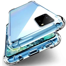 Shockproof Clear Soft Silicone Case For Samsung Galaxy S20 S21 S22 Ultra FE S9 S10 Plus Note 9 10 20 A50 A51 A12 A21s A53 Case