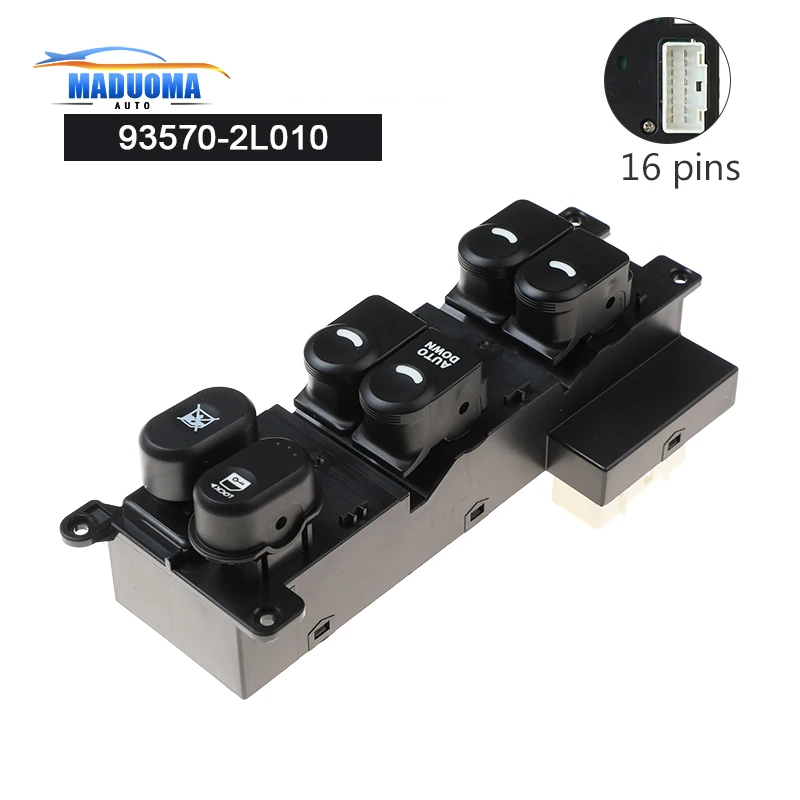 

Переключатель окон litfer 93570-2L010 93570-2L000 для Hyundai i30 I30cw 2008-2011, передний левый переключатель управления