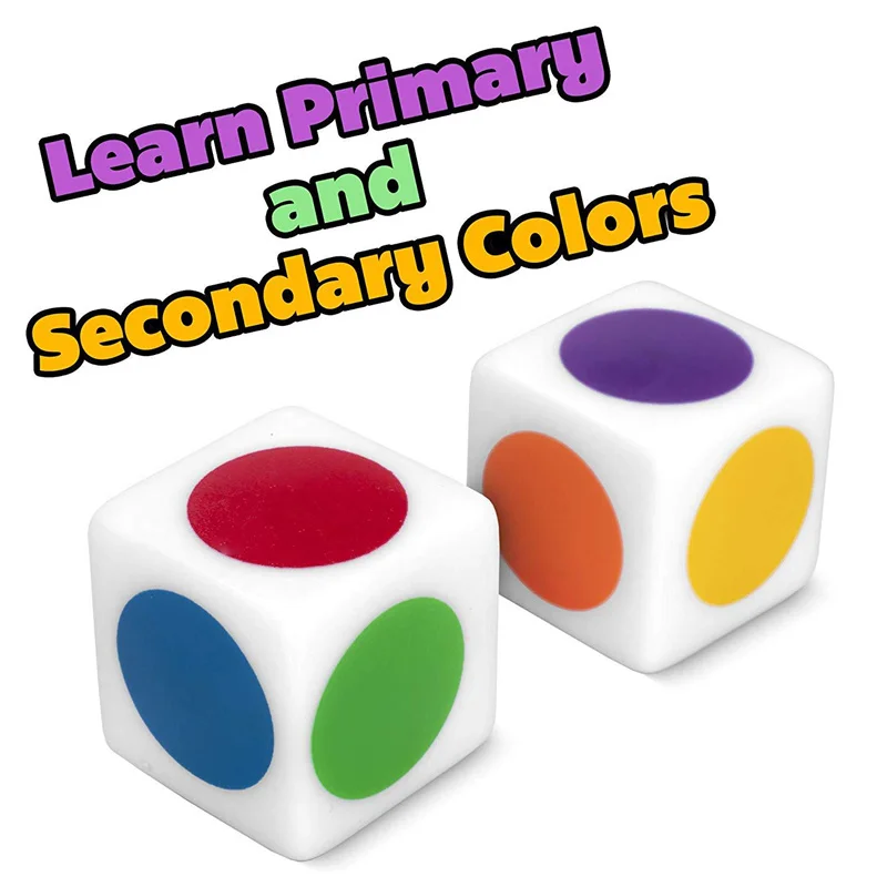 10/20/50 Pieces 16mm Acrylic D6 Dice With Colorful Point And Right Angle Six Sided Cube Family Party Funny Table Games Parts game dice dice set acrylic dice