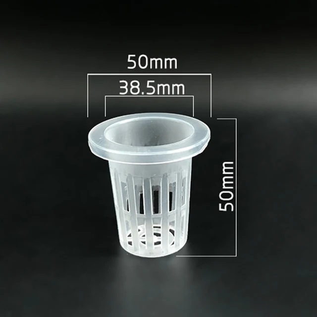 100/50/20*Netpot 35-50 Mm-Es Zöldségháló Csészék Fazék Réselt Hálószobás Tenyészet A Hidroponikához/Aquaponics/Orchideák Ültetvényes Műanyag - Image 3