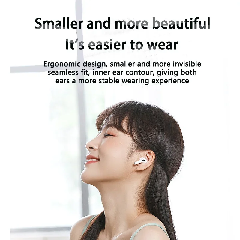 Pro 4 TWS Wireless Headphones Earphone Bluetooth-compatible 5.3 Waterproof Headset with Mic for Xiaomi iPhone Pro4 Earbuds 5