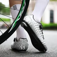 Cycling Shoes Road Bike Men T35 Silver Self-Locking Speed Bicycle Sneakers Women Flat Racing Bike Mtb Cycling Shoes Zapatillas 2