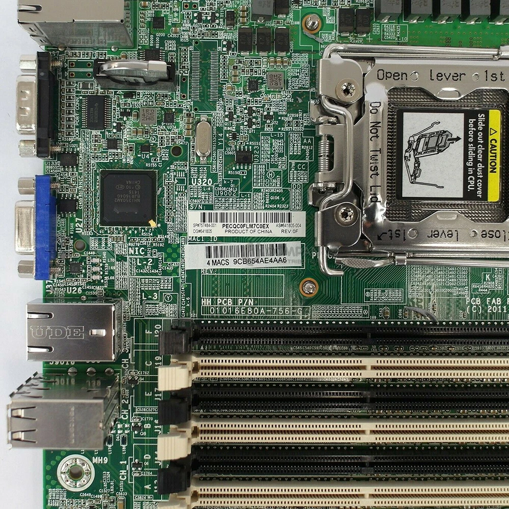 For HP Proliant ML350E Gen8 V2 757484-001 641805-004 Motherboard High  Quality Fully Tested Fast Ship