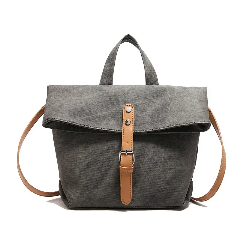 thumbnail image 1 of Bolso de hombro informal de mezclilla de color sólido, artístico, moderno, versátil, retro, bolso de mano de gran capacidad y alta calidad, 1 of 5