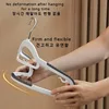 Non-slip Plastic Clothes Hangers Household Multifunctional Hanging Wet and Dry Clothes Hangers Storage Drying Coat Rack 42cm 4
