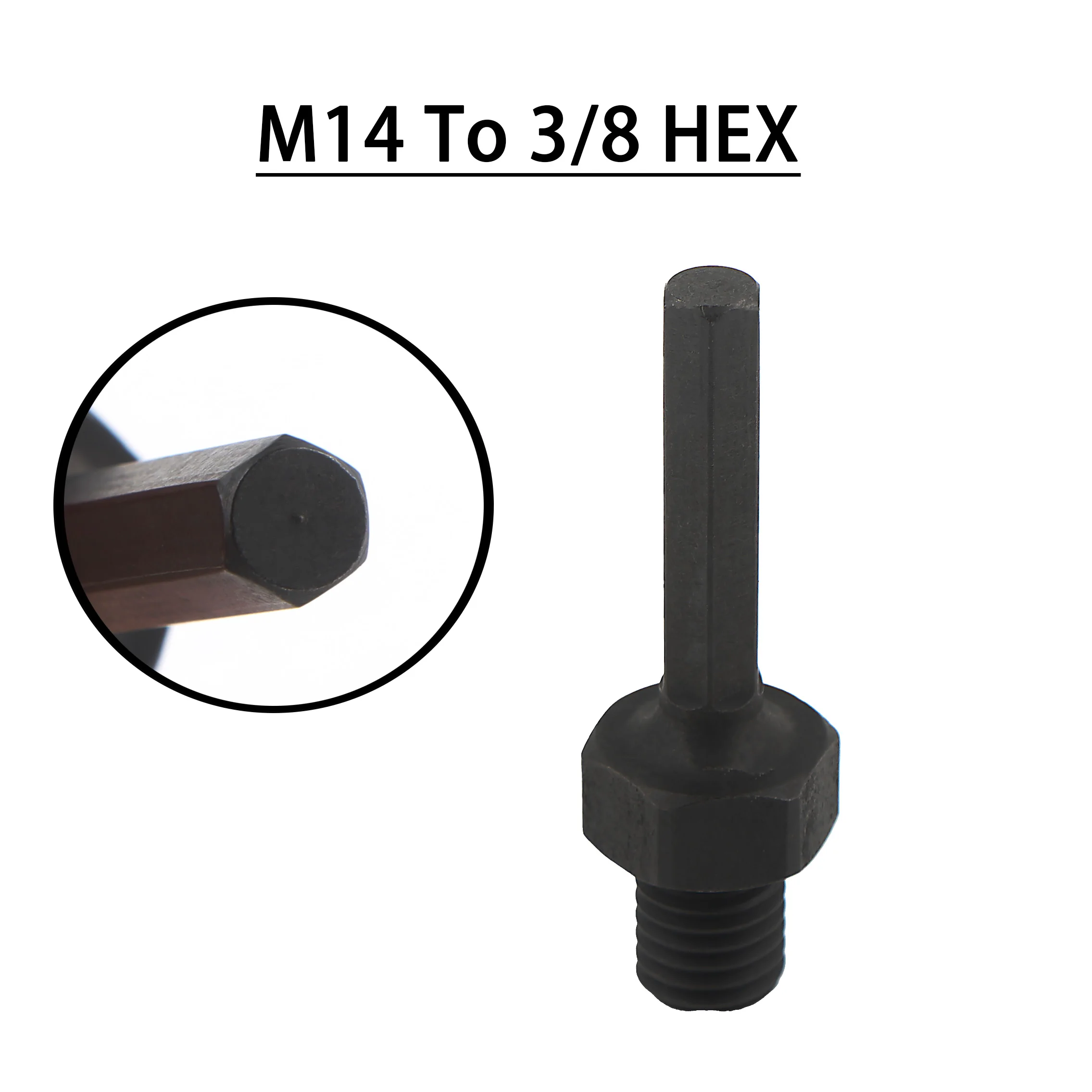 레이젠 M14 나사산에서 3/8 육각 SDS 플러스 샹크 어댑터로 변환, 다이아몬드 코어 비트 홀쏘에 적합하며 해머 전동 드릴에 장착 가능