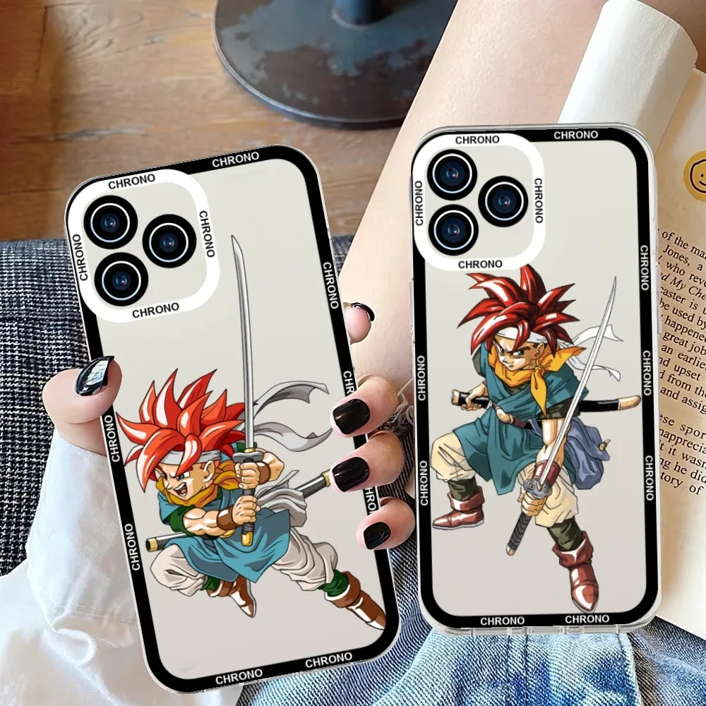 Custodia Per Telefono Da Gioco Chrono Trigger Per Samsung S 23 22 21 20 Custodia Trasparente Ultra Plus Lite