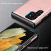 Slider Card Case For Samsung Galaxy S23 S24 S25 Ultra S24 S23 S22 S21 S20 FE Hard Shell Phone Case Galaxy Note 20 Ultra Note 10 5
