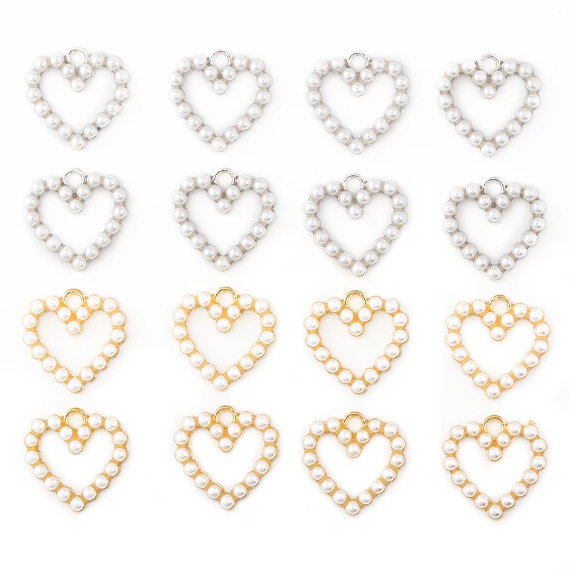 

15 шт. 18*18 мм изящные элегантные жемчужные подвески «сделай сам» ожерелье браслет серьги аксессуары для женщин Роскошные ювелирные изделия подарок для девушек