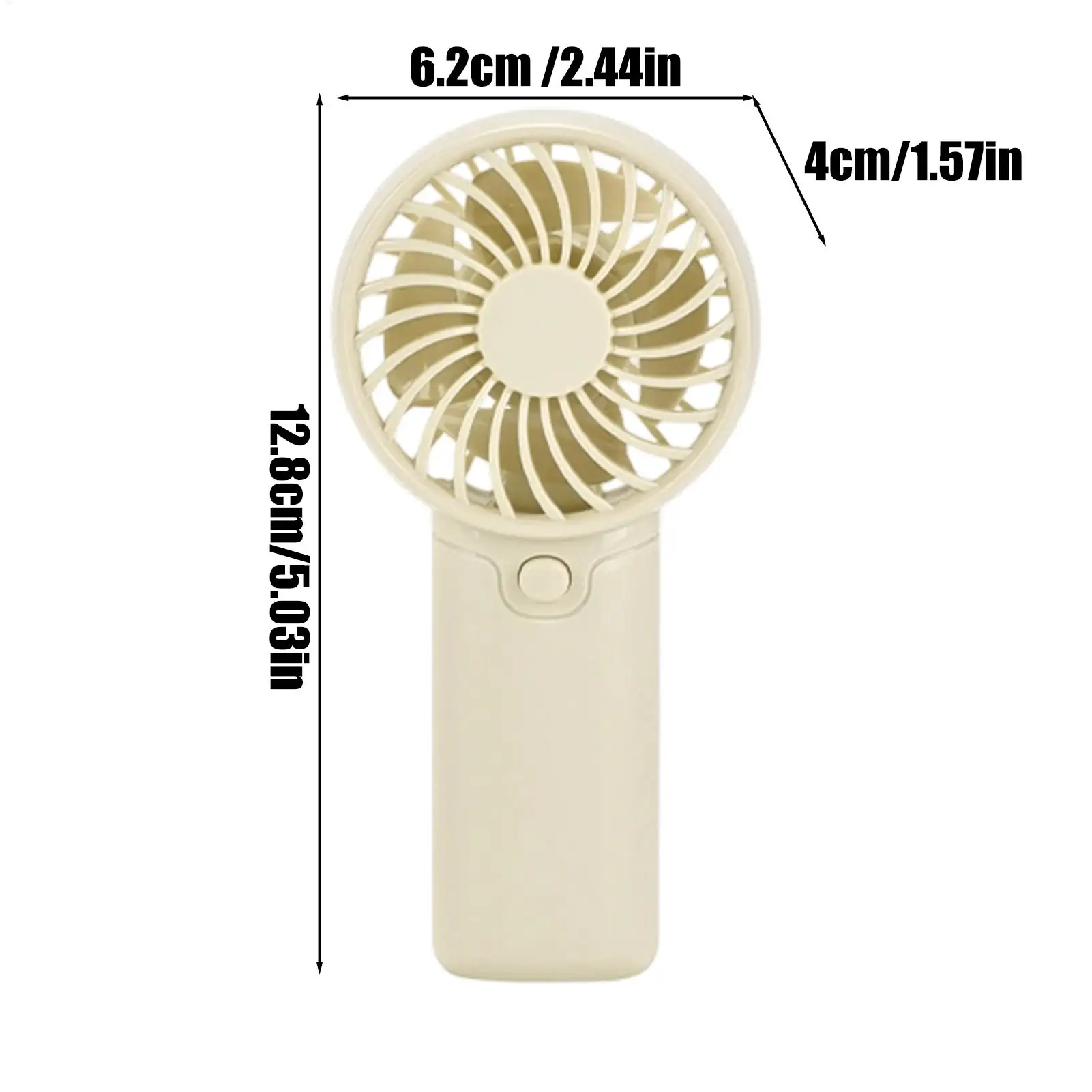 Portable Rechargeable Quiet Mini Fan for Travel and Outdoor Use