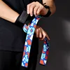 1Pair Gym Fitness Weightlifting Grip Straps Dumbbell Hand Grips Training Wrist Support Bands for barbell Pull up Palm protection 1
