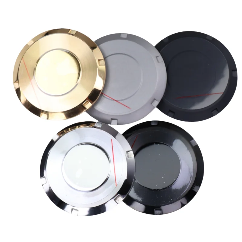 WILDFIRE Transparent Abalone Crystal Glass Back Cover Watch Case Parts