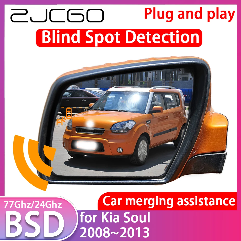 

ZJCGO for Kia Soul 2008 2009 2010 2011 2012 2013 Blind Spot Detection Car BSD BSA BSM System Driving Warning Radar Alert Mirror