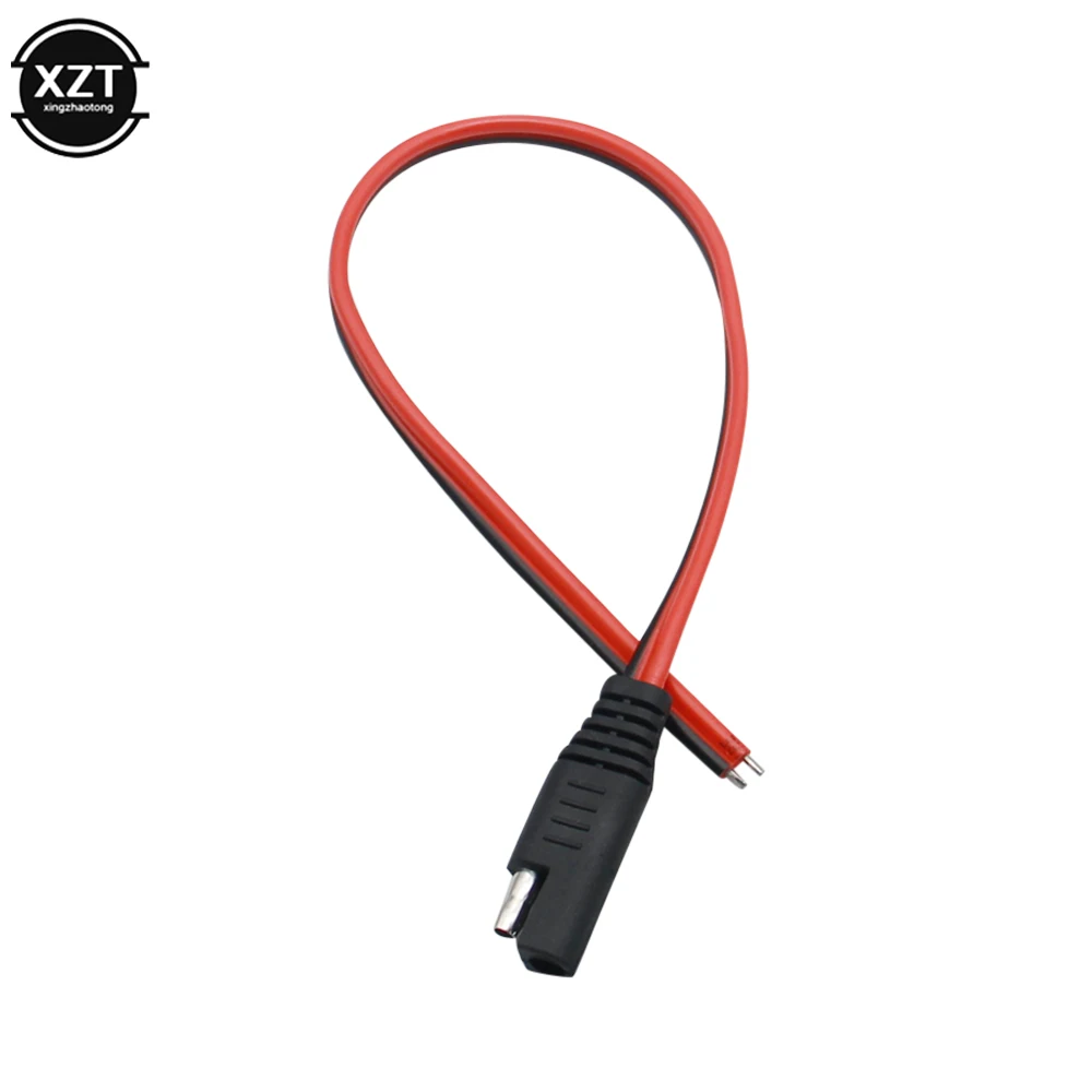 1pcs 30CM DIY SAE 10A Power Automotive Extension Cable 18AWG 2 Pin with SAE Connector Cable Quick Disconnect High Quality