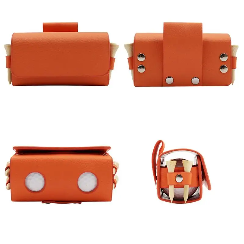 Golf Ball Small Waist Bag Golf Ball Carrying Bags Holder Storage Clip Hook Waistband Pouch Pack 4 Colors