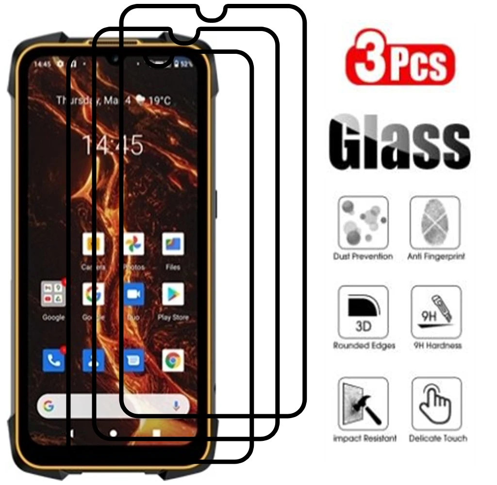 FZZSZS Vidrio Templado Para Cubot King Kong 9,[3 Piezas] Protector De Pantalla Proyectar