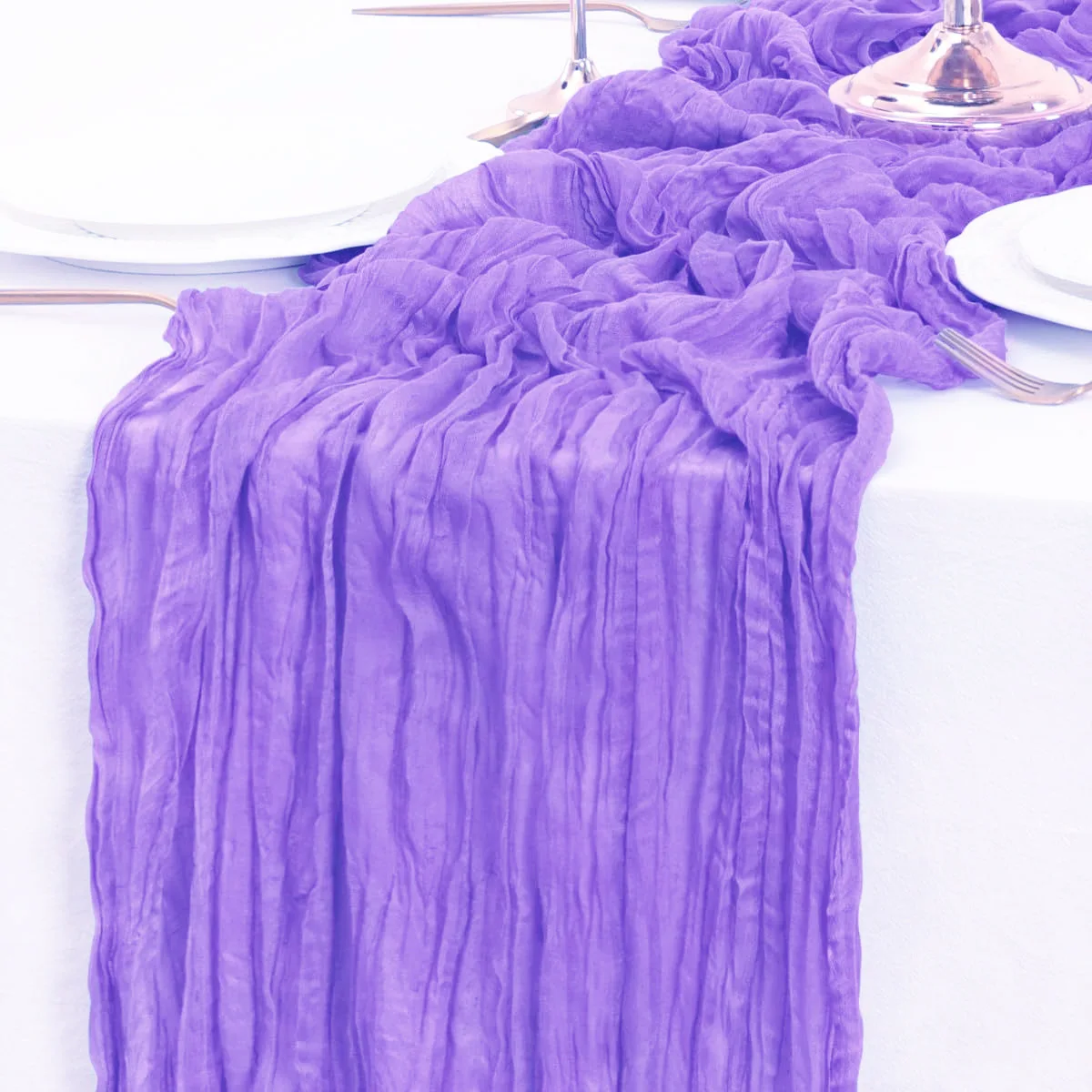 Wedding Carpet Red Table Runner Gauze Rustic Country Boho Table Cloth Dining Party Banquets Christmas
