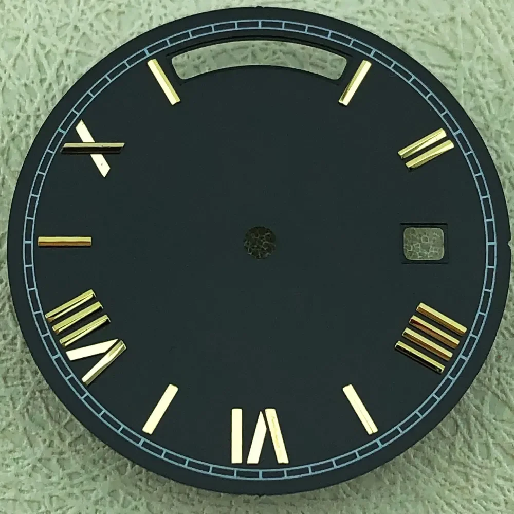 Elegant 31mm Roman Dial with Dual Calendar for Automatic Mechanical Watches