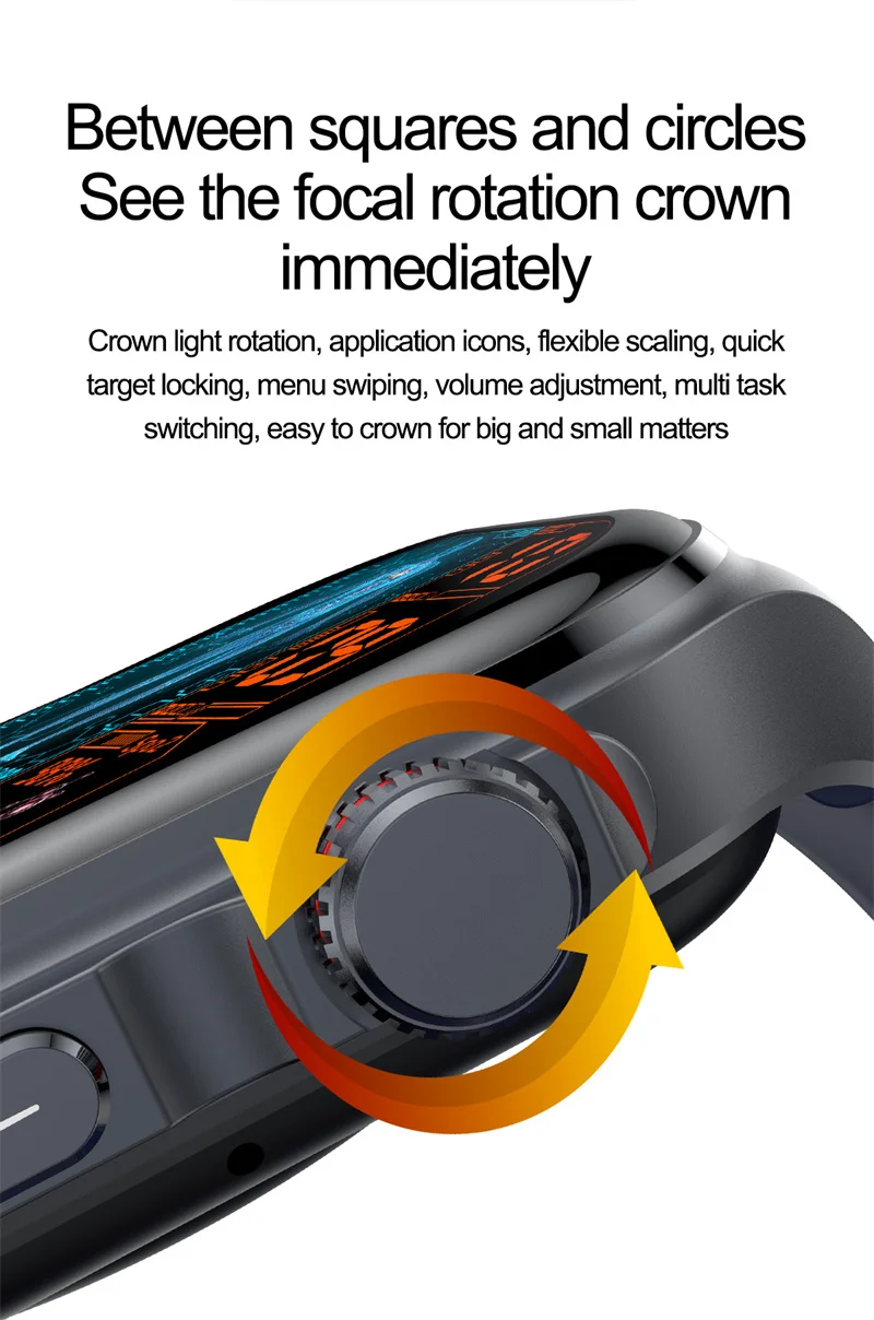 ET585 Smart Watch 2.04inch Amoled Screen ECG Monitoring Bluetooth Call