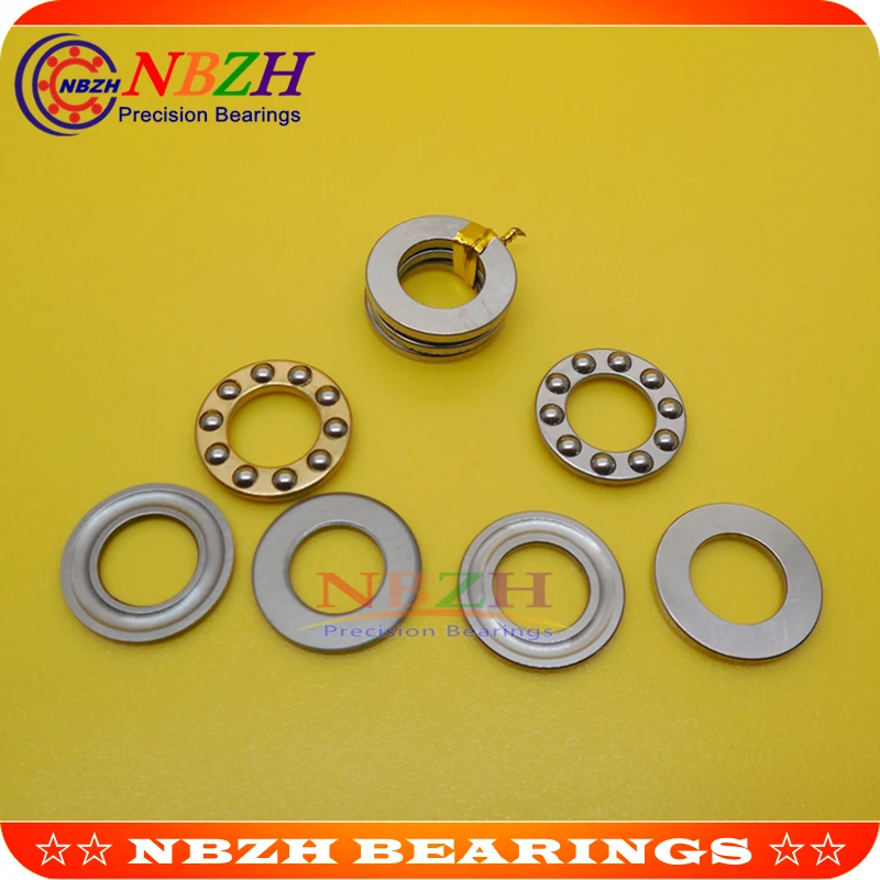NBZH Axial Ball Thrust Bearings F5-12M (BA5 AKL5) 5*12*4 Mm Plane Thrust Ball Bearing F5-12 M 5X12X4