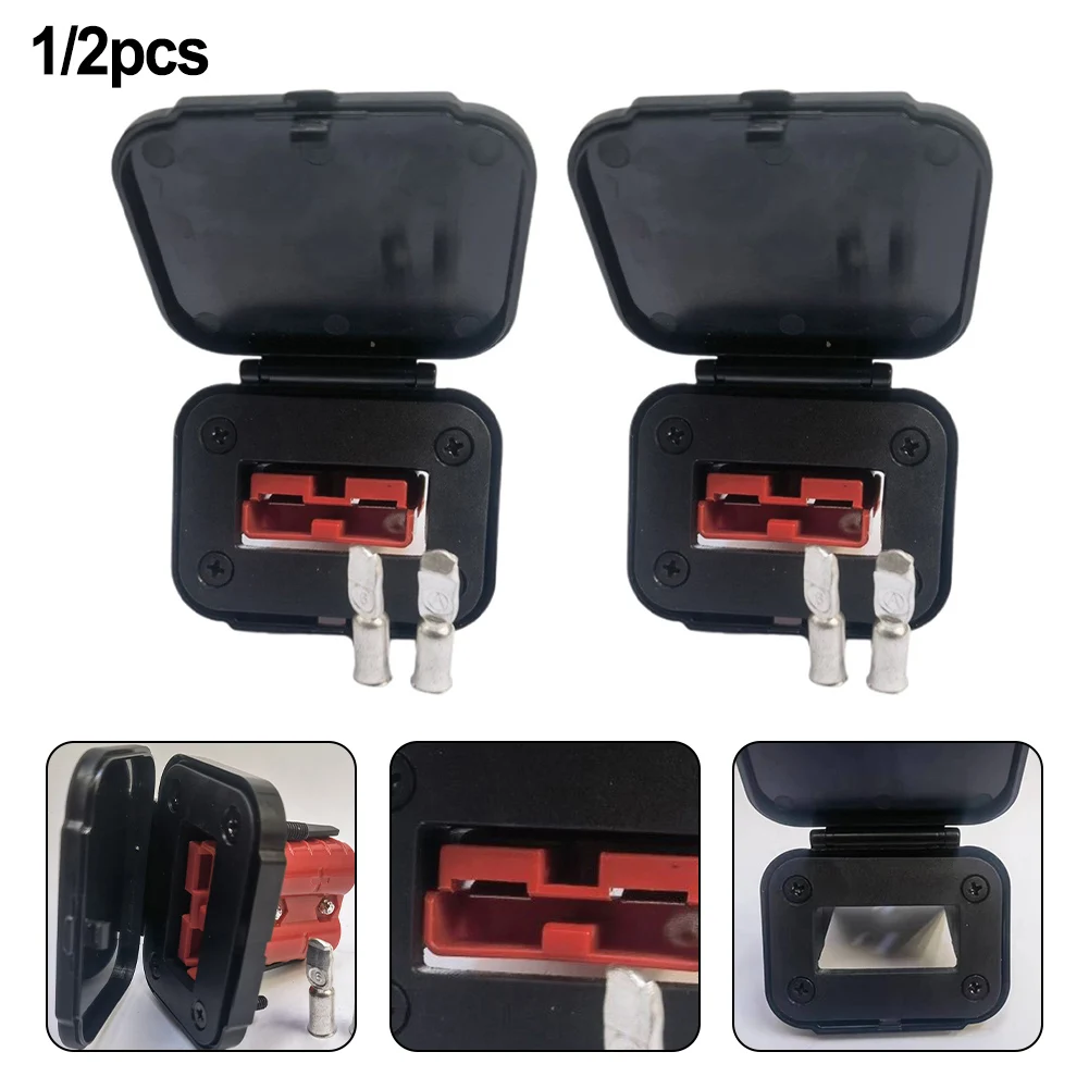 

1/2 PCS 50A For Anderson Plug Connector Flush- Mount Bracket Panel Cover Caravan Camper Boat Truck Cable Connectors Terminals