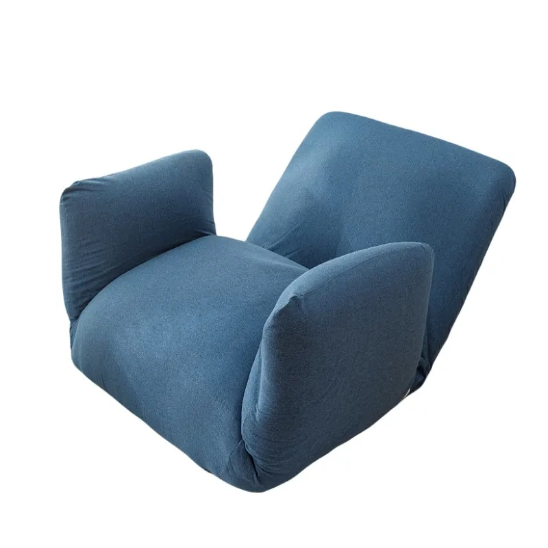 Japanese Furniture Fold Down Floor Chair Sofa Armchair Adjustable Backrest&Armrest Chair Ideal for Living Room, Bedroom, Dorm