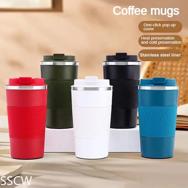 Thermo Cup Travel Coffee Mug - Hot Travel Coffee Mug Stainless Steel Thermos  - Aliexpress