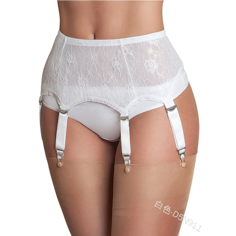 

Thigh High Waist Adjustable Metal Buckle Silk Stockings Garters Lingerie Accessories Women Sexy Ultrathin Lace Underwear