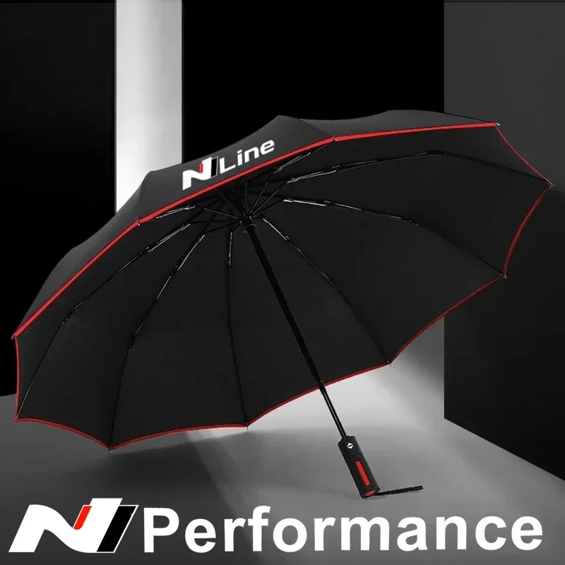 Car windshield sunshade Car Automatic Folding Windproof Sunshade Umbrella for Hyundai N Line N Performance Grand Santafe Tucson Solaris Auto Accessories