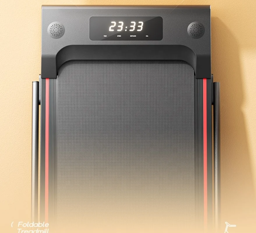2 in 1 Home Under Desk Walking Pad Mini Run Treadmill With Screen Electric Silent Fold Smart Flat Treadmill