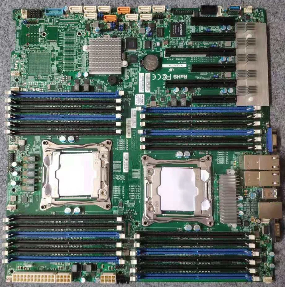 슈퍼마이크로 서버 마더보드 E5-2600 v4/v3 제품군 쿼드 LAN(X540 10GBase-T LGA2011 DDR4 X10DRi-T4+ 포함)용