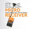 1PCS/2PCS BETAFPV ELRS Micro 2.4GHz Receiver 2.4G RX 5CH PWM Outputs CRSF For RC FPV Fixed-Wing Aircraft Cars Boats Helicopter 5