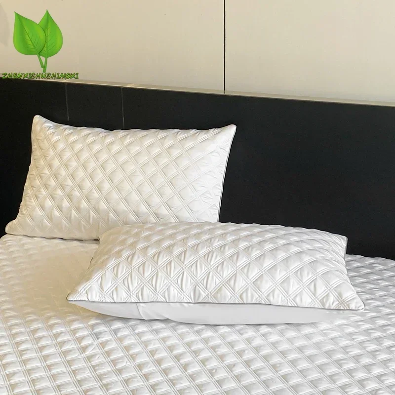 150x230 White Bedspread On The Bed 침대커버 Quilted Bedsheet Simple Style Bed Cover Queen Size Colchas 1pc(Pillowcase Need Order)