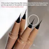 GEGE BEAR Precision Tip Fast Driving Quick Draw Liquid Eyeliner Pen Daily Use Waterproof Smudge Proof Long Last Eyeliner Pencil 6