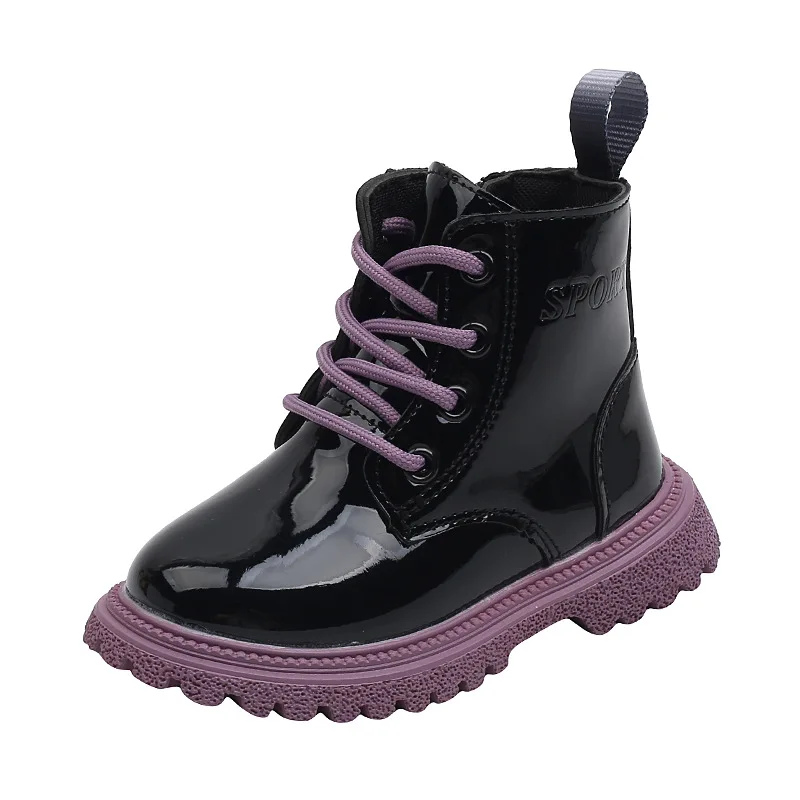 Children Boots Boys Girls Single England Style