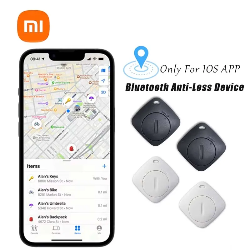 Xiaomi Finder GPS Bluetooth-compatible Pet Smart Tag Wallet Tracker Smart Tracker Bluetooth Tracker Only For IOS APP