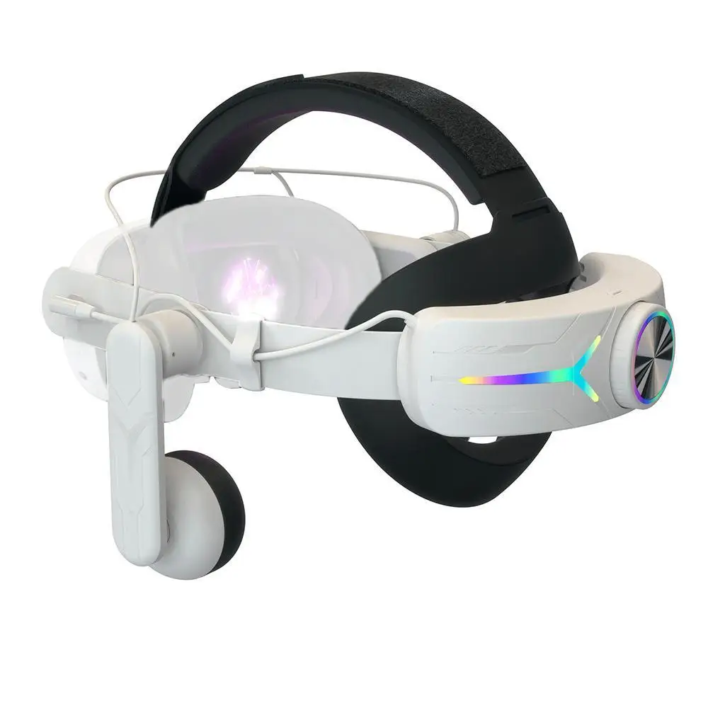 

Rechargeable Head Strap for Meta Quest 3 VR Headset Extend VR Playtime Head Strap with 8000mAh Battery for Quest 3 Accessories