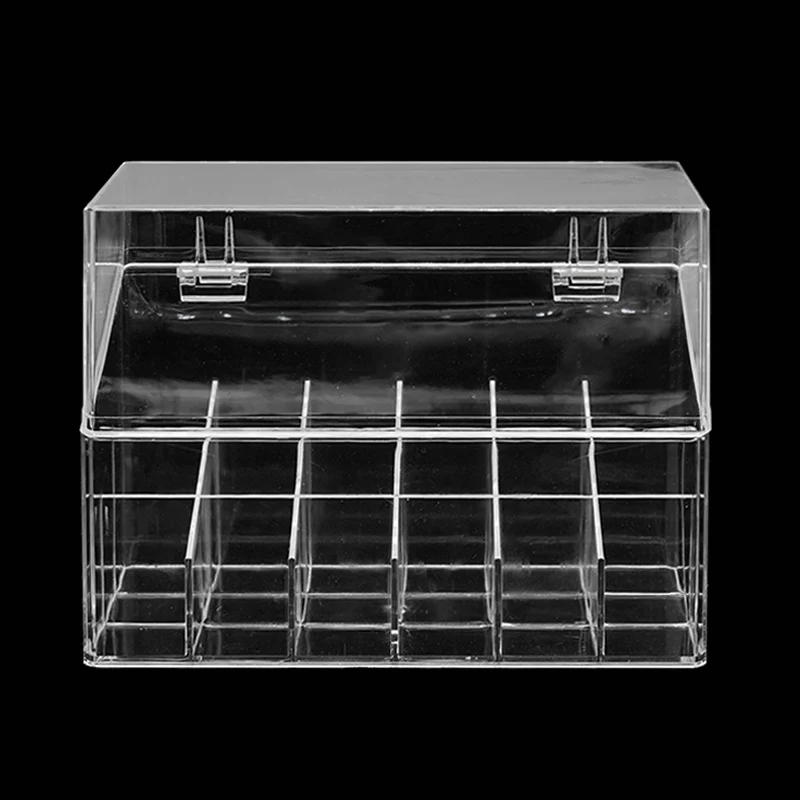 18 löcher Dental Ligatur Krawatte Fall Acryl Dental Ligatur Krawatte Halter Transparent Ort Lagerung Box Organizer Zahnmedizin Liefert – Detail 6