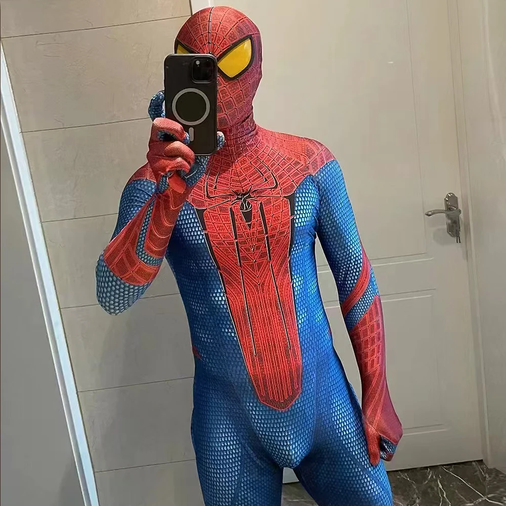 スパイダーマンコスプレ衣装,新しいバージョン,3Dプリント