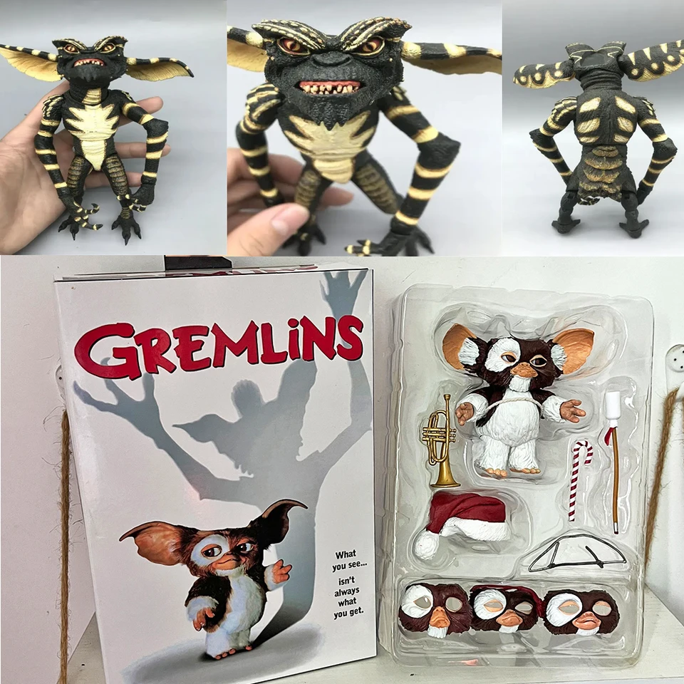 NECA - Gremlin Pipistrello 15 Cm, Action Figure Da Collezione Da Gremlins 2 - Ali Apribili