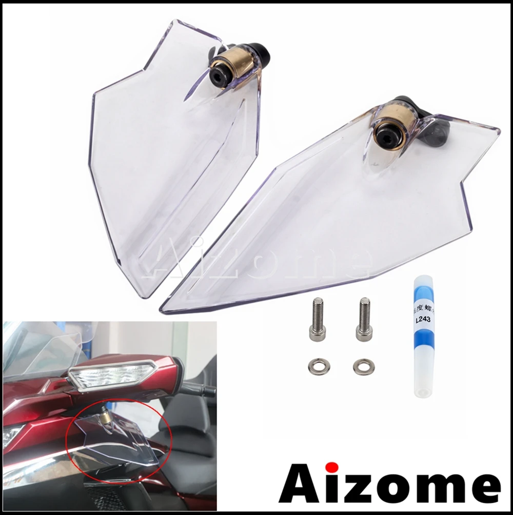 

Adjustable Clear Wind Deflector Wings For Honda Goldwing 1800 GL1800 Side Fairing Upper Cover Motorcycle Accessories 2018-2022