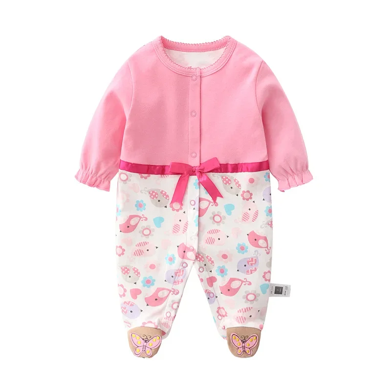 Newborn Baby Clothes Spring Baby Romper Princess style girls Sleepsuit Girl Sleepwear One-pieces Jumpsuit Baby Clothing Jumpsuit - Image 5
