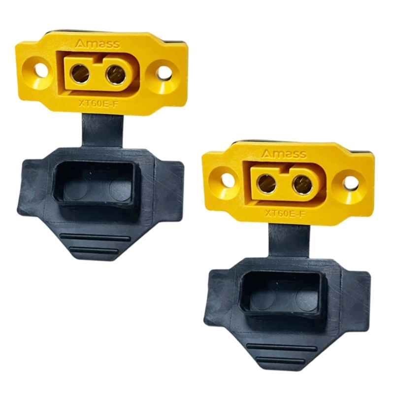 XT60 Connector XT60E Female Connector XT60E-F XT60 Socket Plug Panel Mount Fixed With Screws