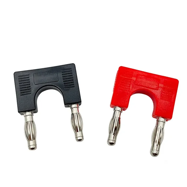 8pcs 4mm Banana Plug Short-circuit Plug  Electrical Connector  Terminal Couple Adapter J.20004 2