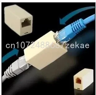 

RJ45 Network Cable Connector Network Double Header Network Straight Header Cable Pair Connector Extension Cable