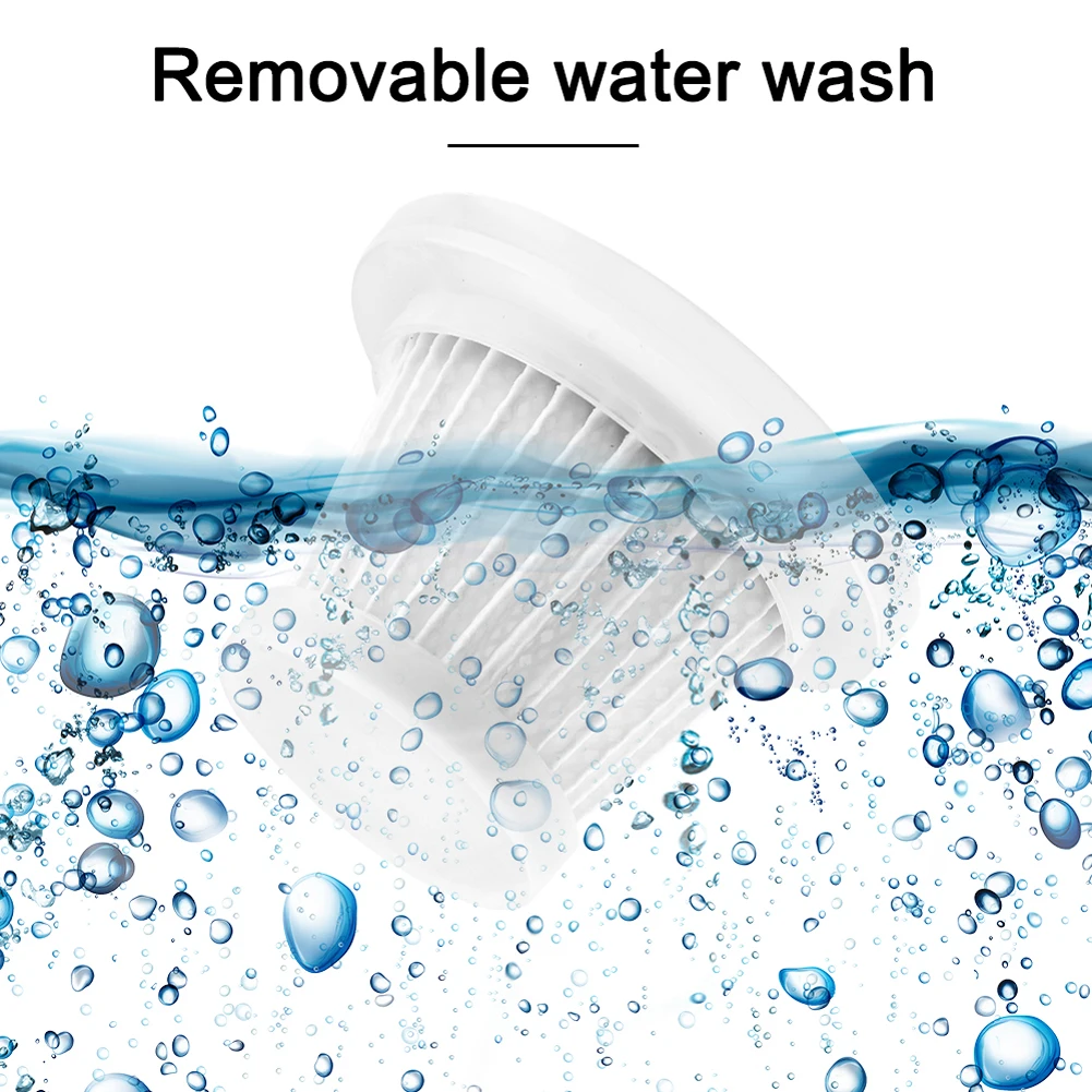 5pcs Car Vacuum Cleaner Filter Easy Installation and Removal HEPA Car Vacuum Filter Portable Handheld Cleaner Accessories