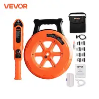 VEVOR Pipe Locators 30m Underground P67 Waterproof Pipe Blockage Detector Sewer Wall Scanner Plumbing Tool for PVC Plastic Metal 1