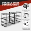 Power Tool Organizer Wall Mount 4 Layer Garage Storage Rack for Drill Screwdriver 3