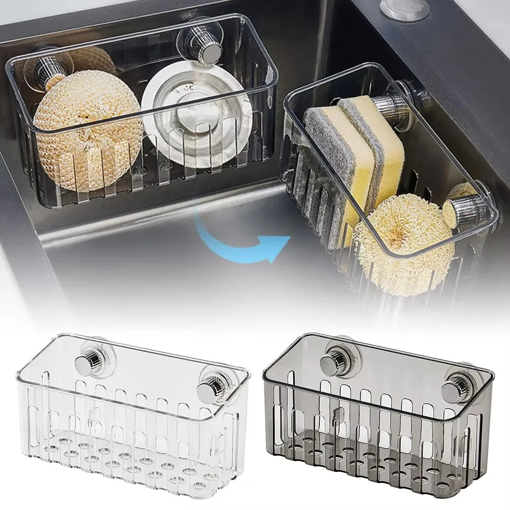 Rotating Suction Cup Sponge Holder Sink Drain Racks Multi functional Wall Mounted Soap Drying Rack Kitchen Supplies Rotating Suction Cup Sponge Holder Sink Drain Racks Multi functional Wall Mounted Soap Drying Rack Kitchen Supplies